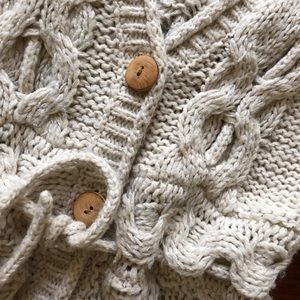 Anthropologie Sweaters - Anthropologie’s Sparrow Peplum Sweater in Cream Anthropologie Sweaters - Anthropologie’s Sparrow Peplum Sweater in Cream